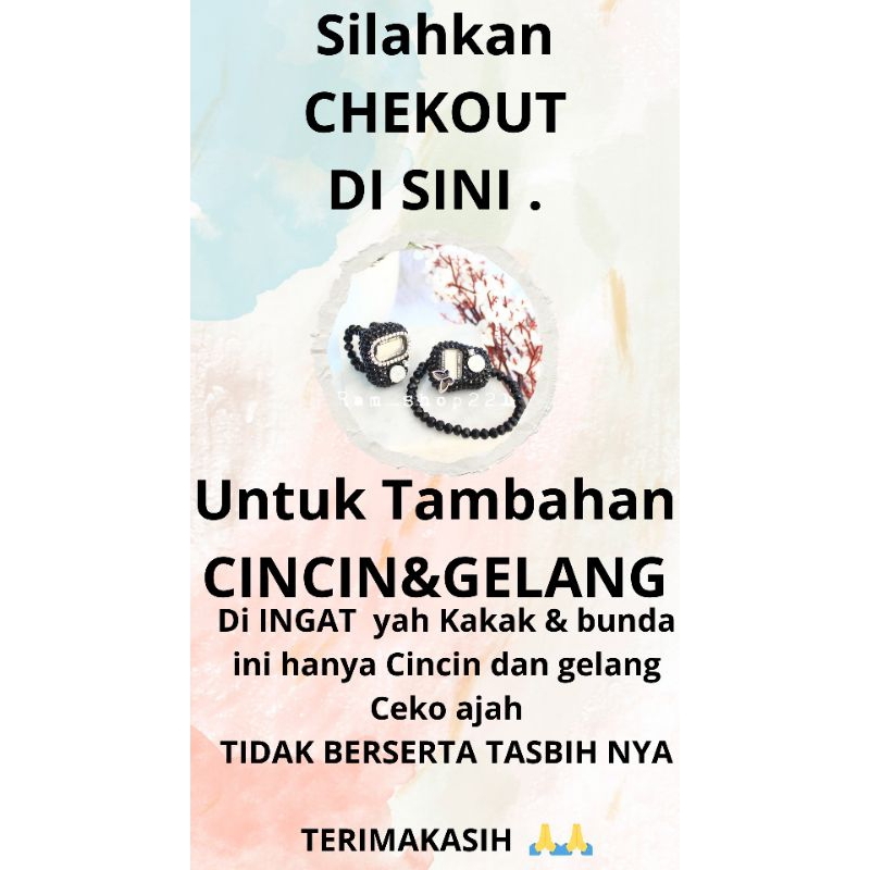 TAMBAHAN PELENGKAP TASBIH DIGITAL SWAROVSKI  HANYA GELANG CRYSTAL TASBIH DIGITAL SWAROVSKI // CRYSTA