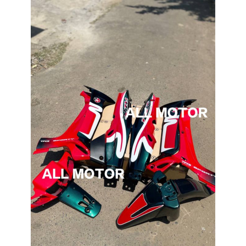 Cover Body Fizr F1zr Caltex Hijau Full Set Halus Cover Bodi Yamaha Fiz r