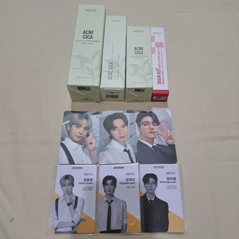 ATEEZ x Nacific Round 3 Yunho / Yeosang / Wooyoung PC ID set