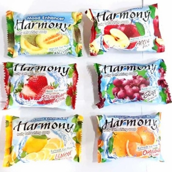 4pcs Sabun mandi batang sabun mandi harmoni sabun mandi harmony sabun batang sabun harum sabun murah