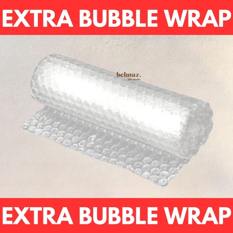 

EXTRA BUBBLE WRAP / BUBBLE WRAP PACKING / TAMBAHAN BUBBLE WRAP by Behnaz Gift Studio