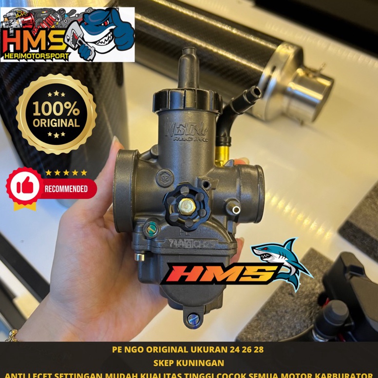 Murah Karburator PE 24 26 28 NGO Racing  Carburetor Racing Karburetor Karbu NGO RACING PE 24 26 28 A