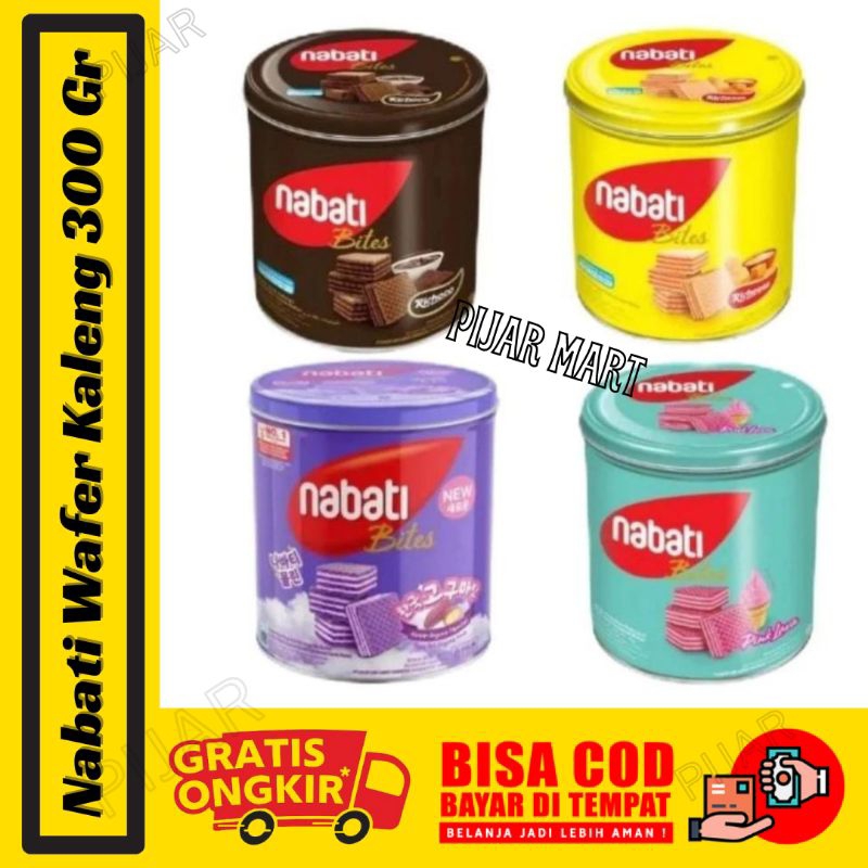 

Nabati Wafer Kemasan Kaleng 300 Gram