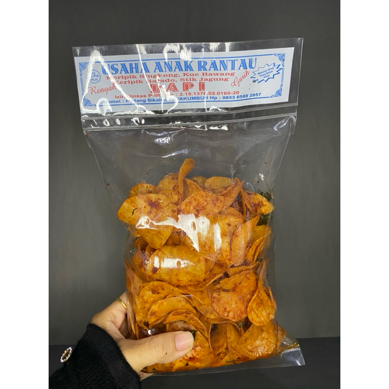 

Kerupuk Lado Urang Payakumbuh 250 gr/Kerupuk Sanjai/Cemilan/Keripik