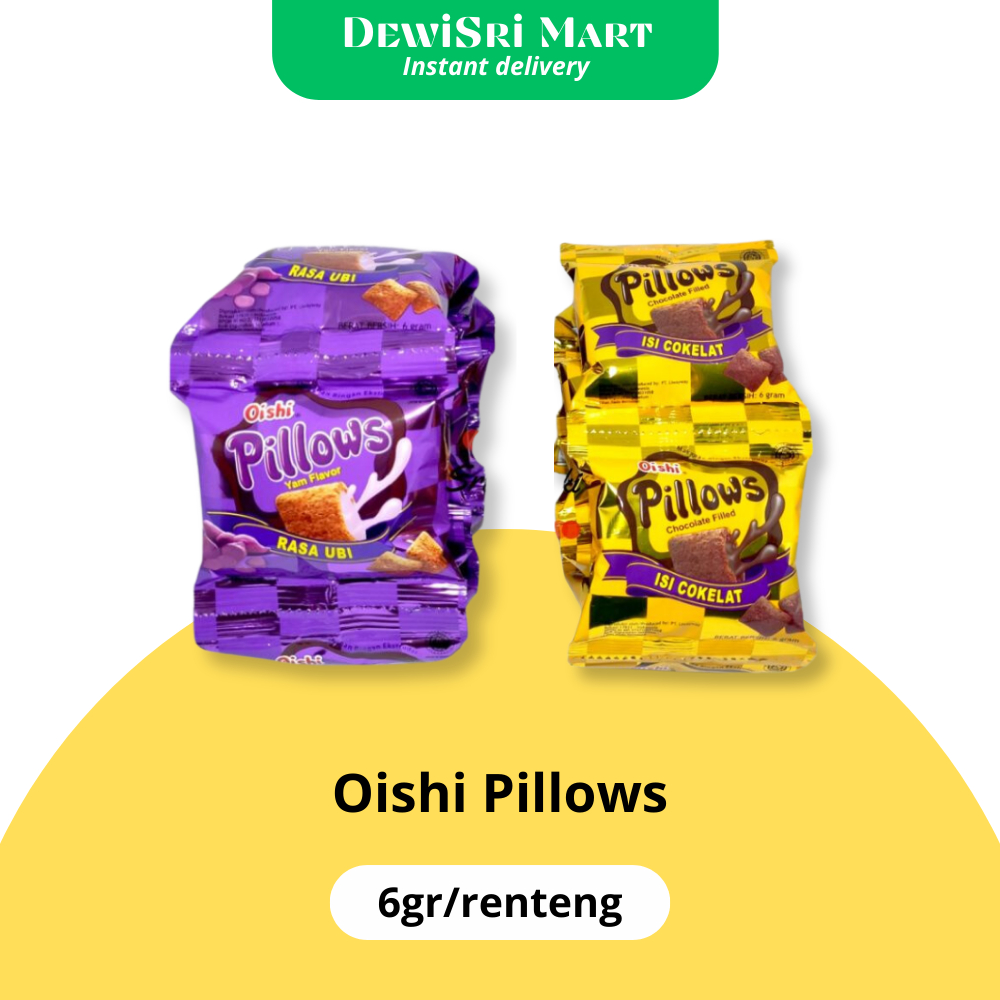 

Oishi pillow 6gr/renteng - Dewi Sri Mart