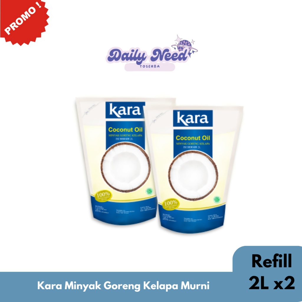 

Paket Hemat Kara Minyak Goreng Kelapa 2L x2
