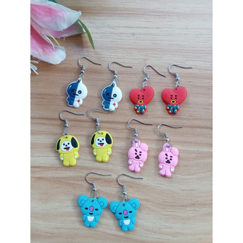 Anting Karakter Imut BTS DN00112