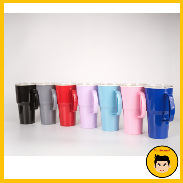 Gelas Plastik Shobu Takaware 900ml Mug Botol Tumbler Minum Custom Cetak Logo UV Printing UV Sablon