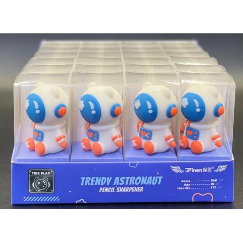 

penggasah pensil lucu astronot