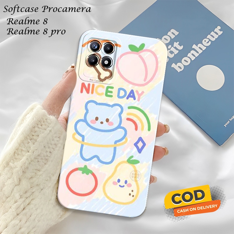 Casing Hp Realme 8 5G / 8 Pro Terbaru - Bahan ProCamera - Silicon Lentur - Case Realme 8 5G / 8 Pro 
