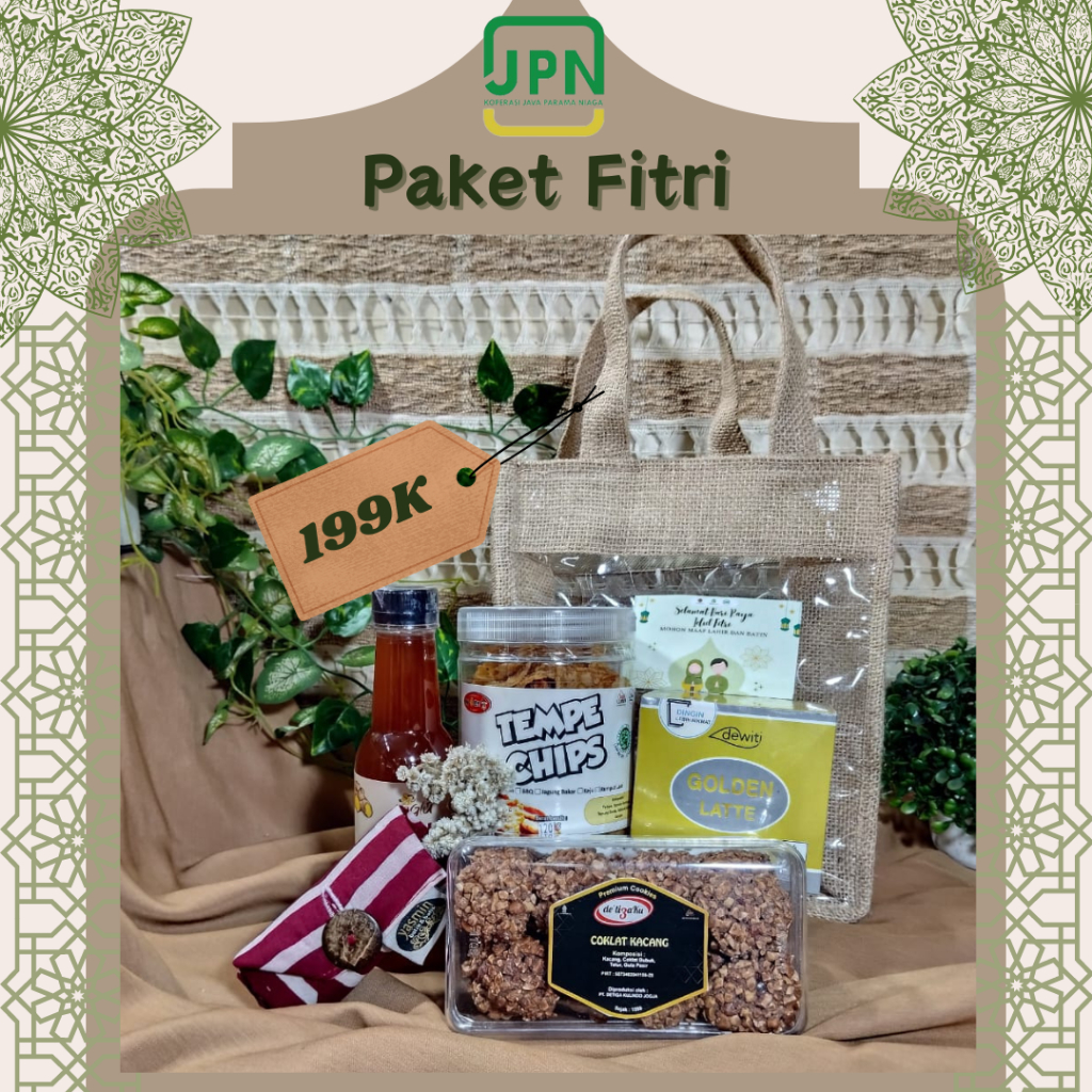 

Hampers "Fitri" bisa custom Packaging