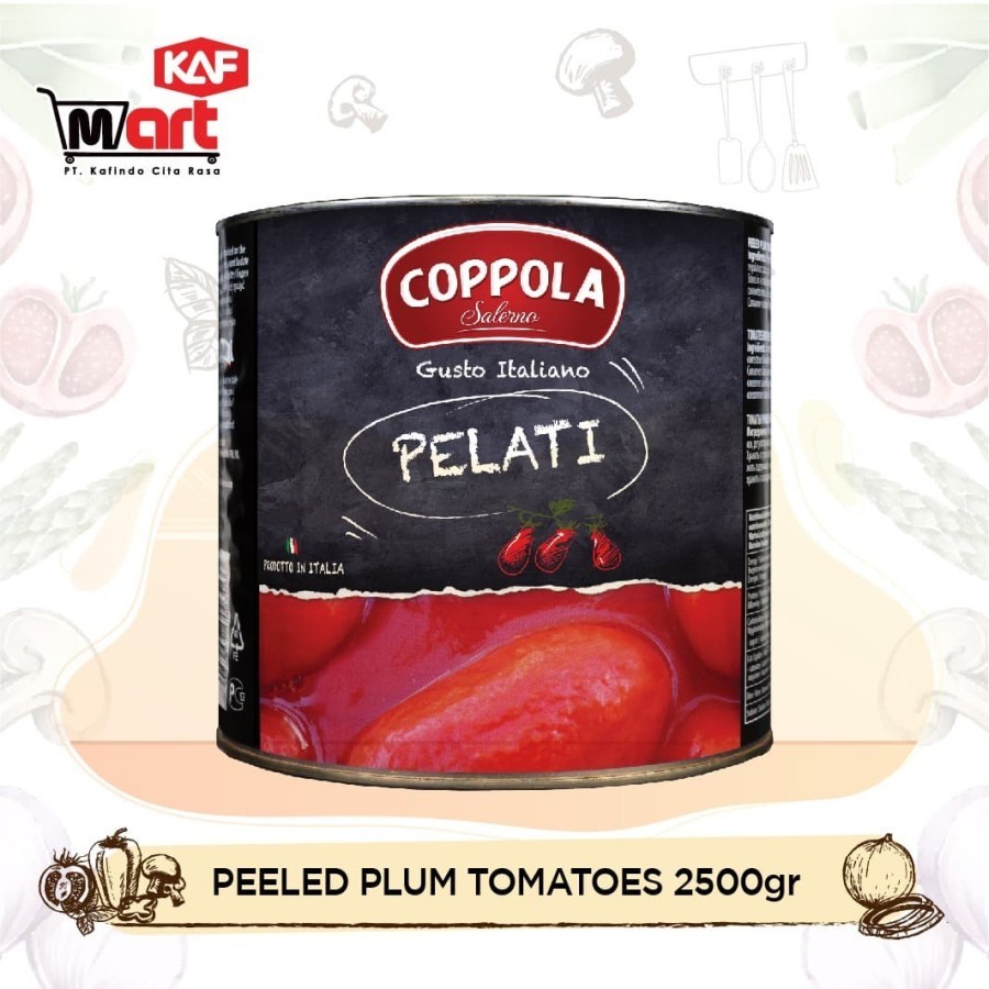 

Coppola Pelati Peeled Plum Tomatoes 2500gr