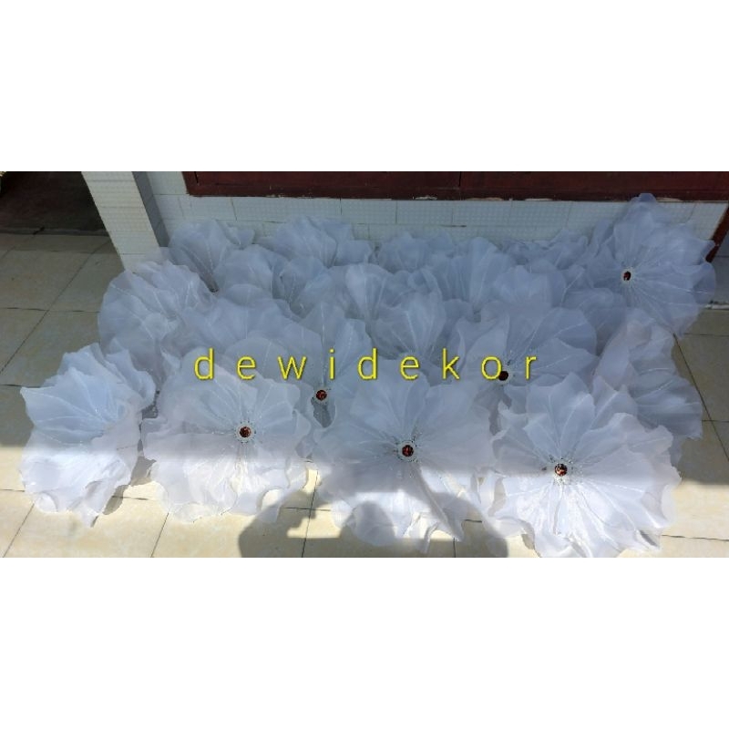 kap lampu dekorasi, bunga lampu