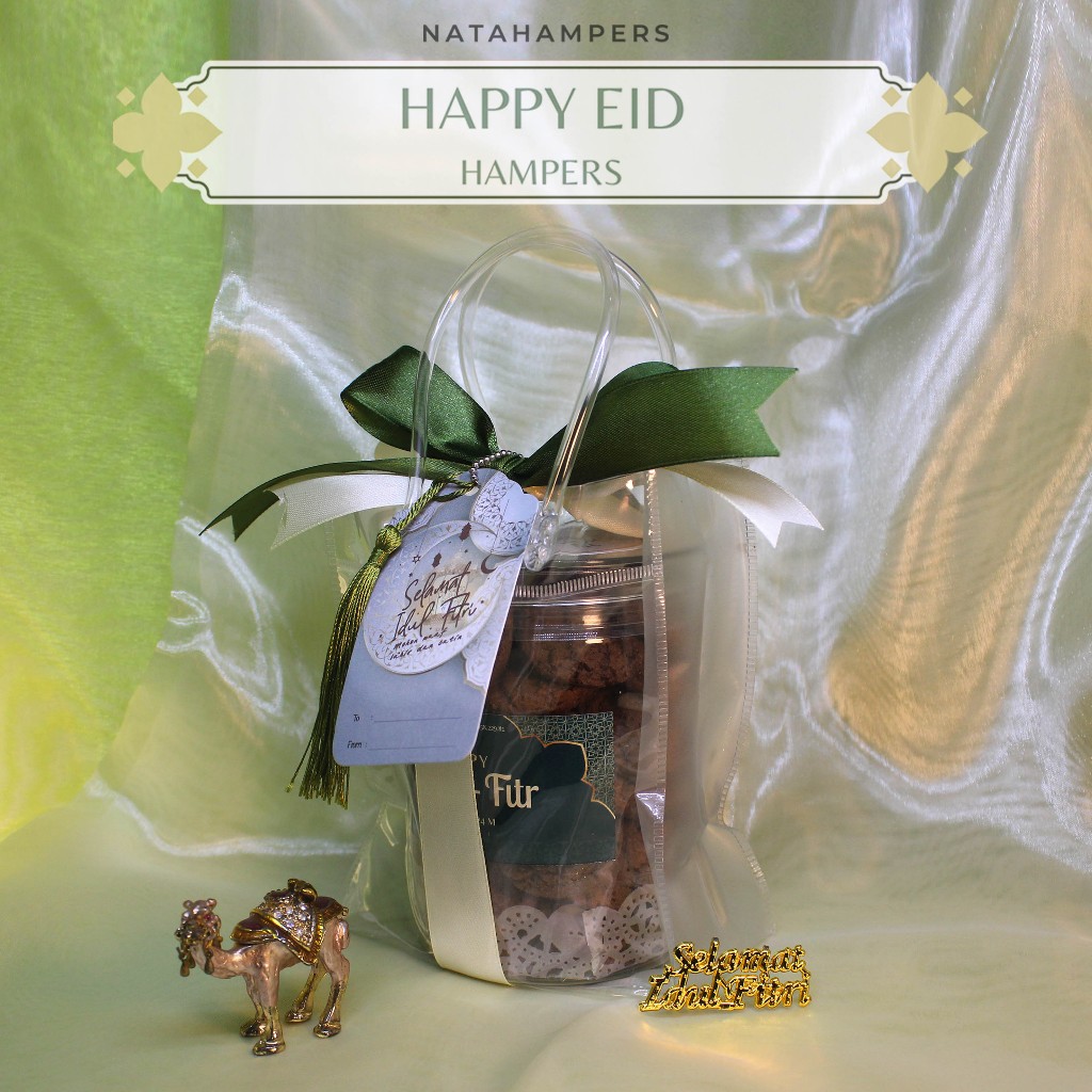 

HAPPY EID Hampers / Hampers Lebaran / Eid Hampers / Parcel Lebaran / Special Gift | Kue Kering Solo