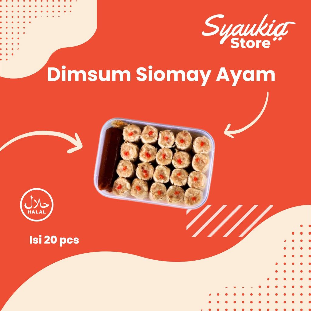 

Dimsum Siomay Ayam isi 20 Pcs