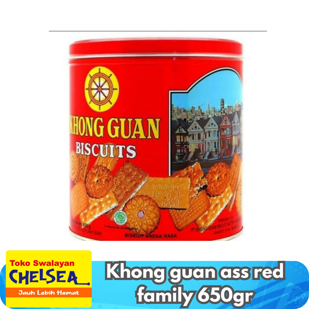 

Khong guan ass red family 650 gram/ biscuit family