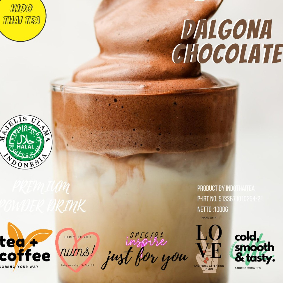 

Bubuk Minuman Premium DALGONA CHOCOLATE Powder 1kg 1000 gr