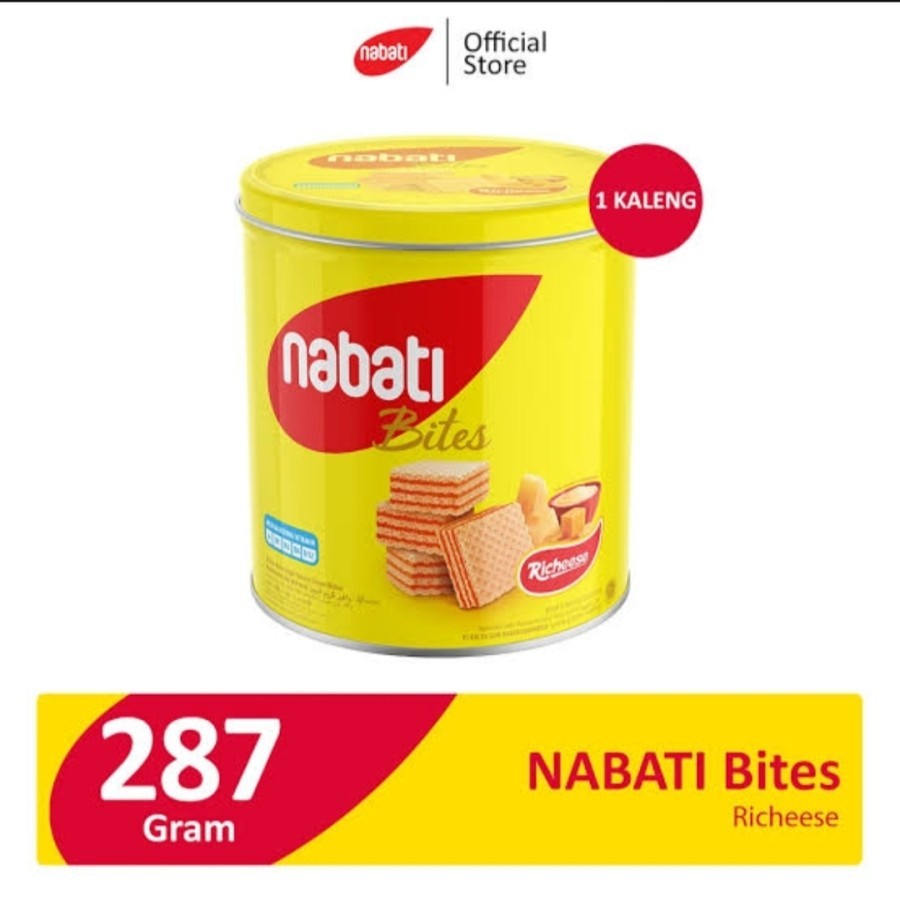 

NABATI Wafer Kaleng Richeese 285 gram