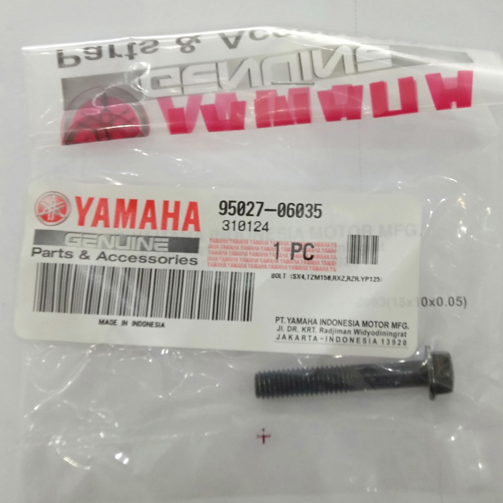 BOLT (SX4,TZM150,RXZ,RZR.YP125) / BAUT BAK KOPLING COVER CRANKCASE - SCORPIO Z / & BAUT COVER BAK CV