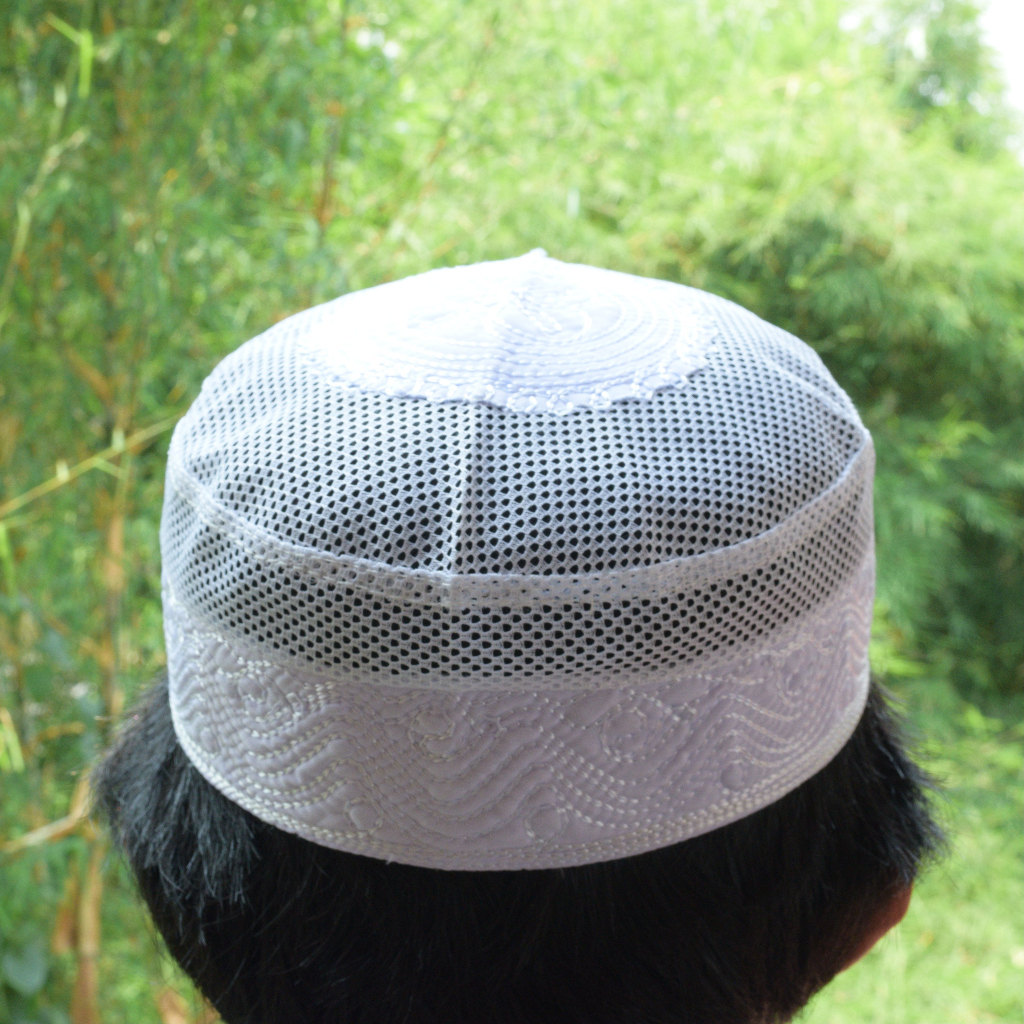 Peci Madinah Ikaf Kopiah Haji Songko Madinah / Kopyah Madinah / Peci haji /Peci Putih