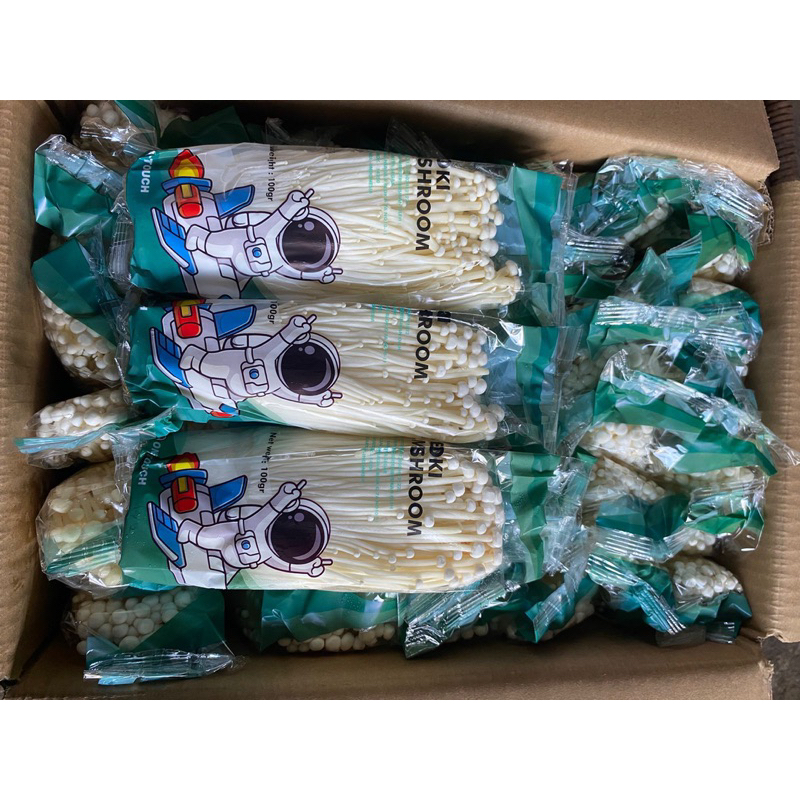 

jamur enoki mushroom (cocok buat seblak,boci dll)