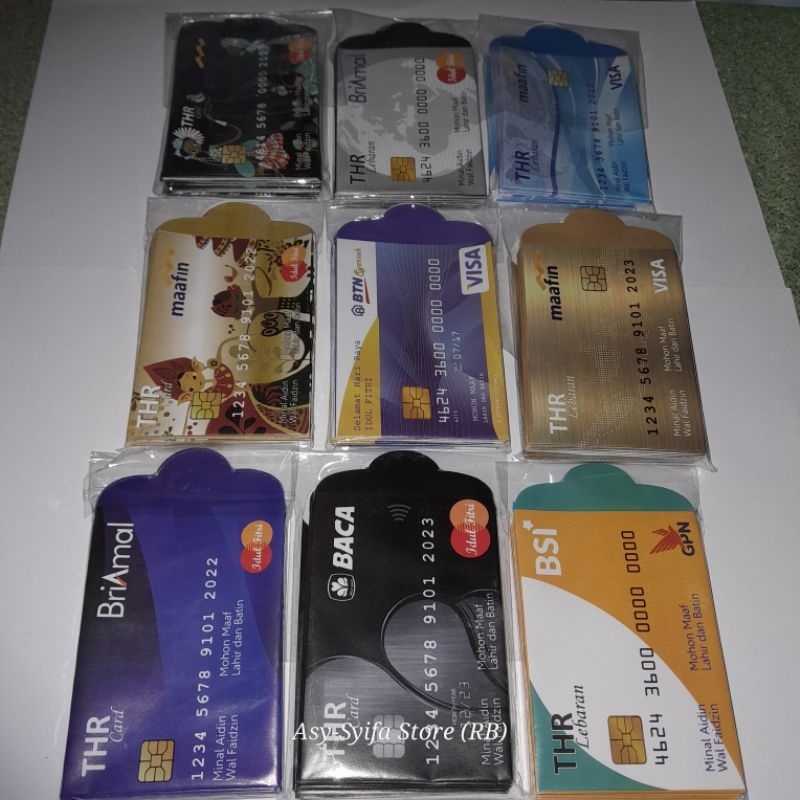 

AMPLOP LEBARAN MOTIF ATM / AMPLOP THR IDUL FITRI MEDIUM 6.5 × 9.5 MURAH (1 pak = 10 lembar)