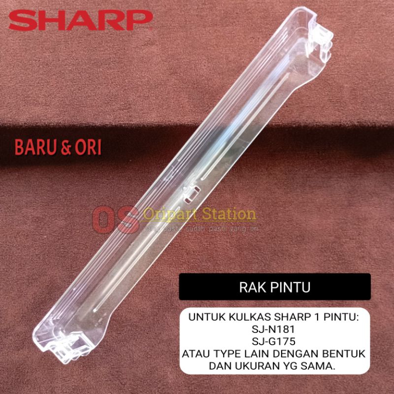 RAK PINTU KULKAS SHARP 1 PINTU ORIGINAL