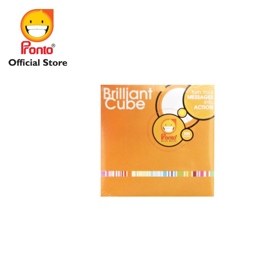 

Pronto Brilliant Cube 75x75mm,4 Colors,100 sheets (pcs)