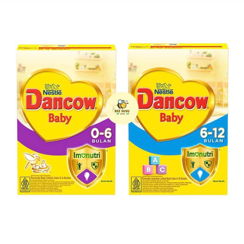 

Dancow Baby 0-6 Bulan 550gr & Dancow Baby 6-12 Bulan 550gr