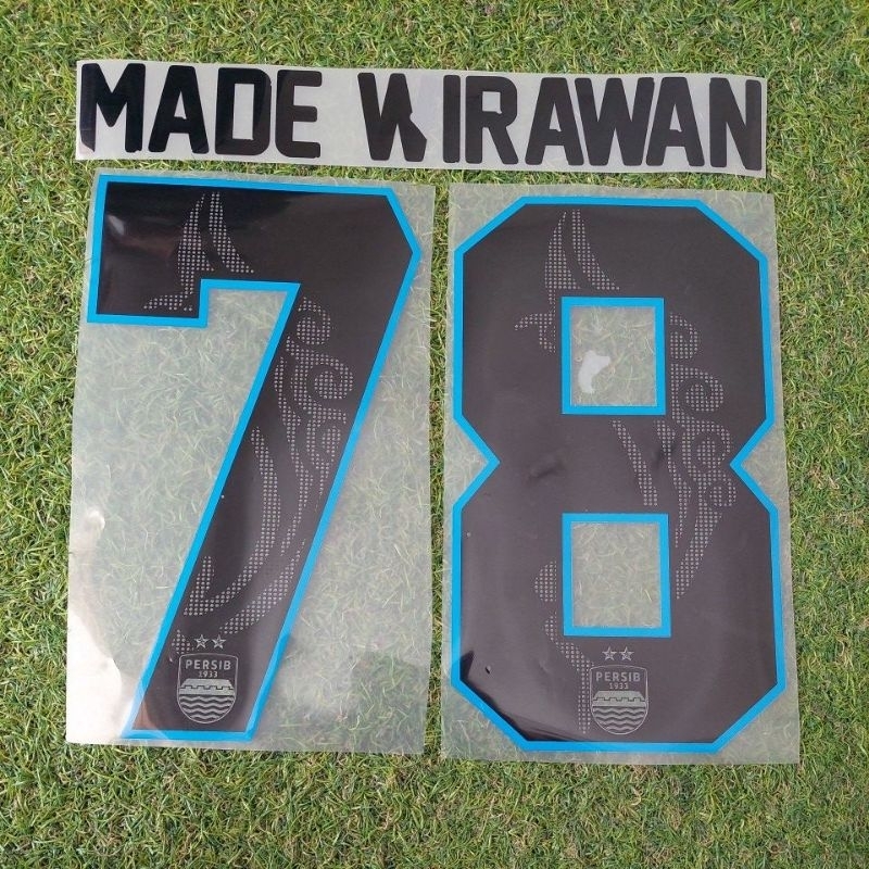 NAMESET PERSIB 2018 GK MADE WIRAWAN #78 ORIGINAL