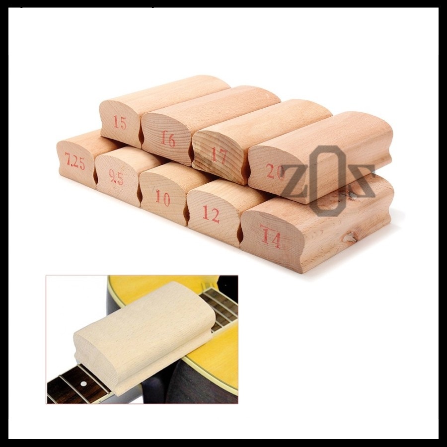 Fingerboard Grinding Sanding Fret Leveling Block Wood Sandpaper