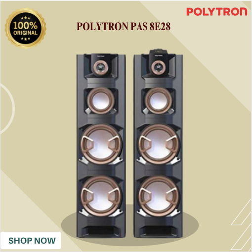SPEAKER POLYTRON AKTIF PAS 8E28 SPEAKER/PAS8E28/PAS-8E28/PAS 8 E28/POLYRON SPEAKER AKTIF BERGARANSI