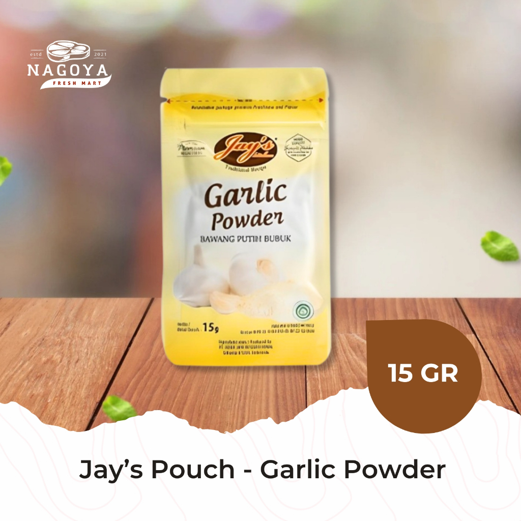 

Jay's Garlic Powder Pouch - 15 GR | Grill Master