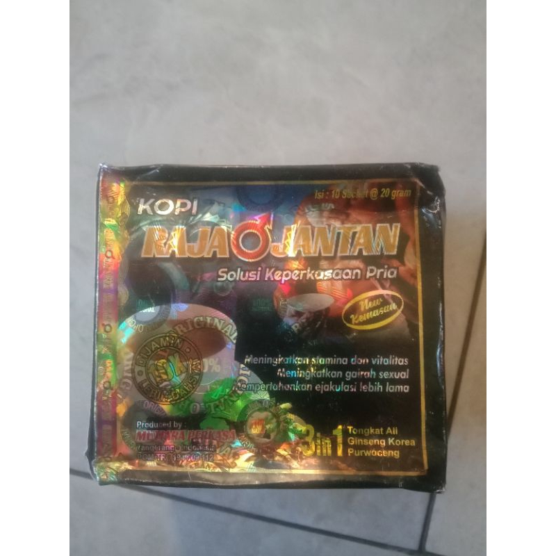 kopi RAJA JANTAN original. solusi keperkasaan pria