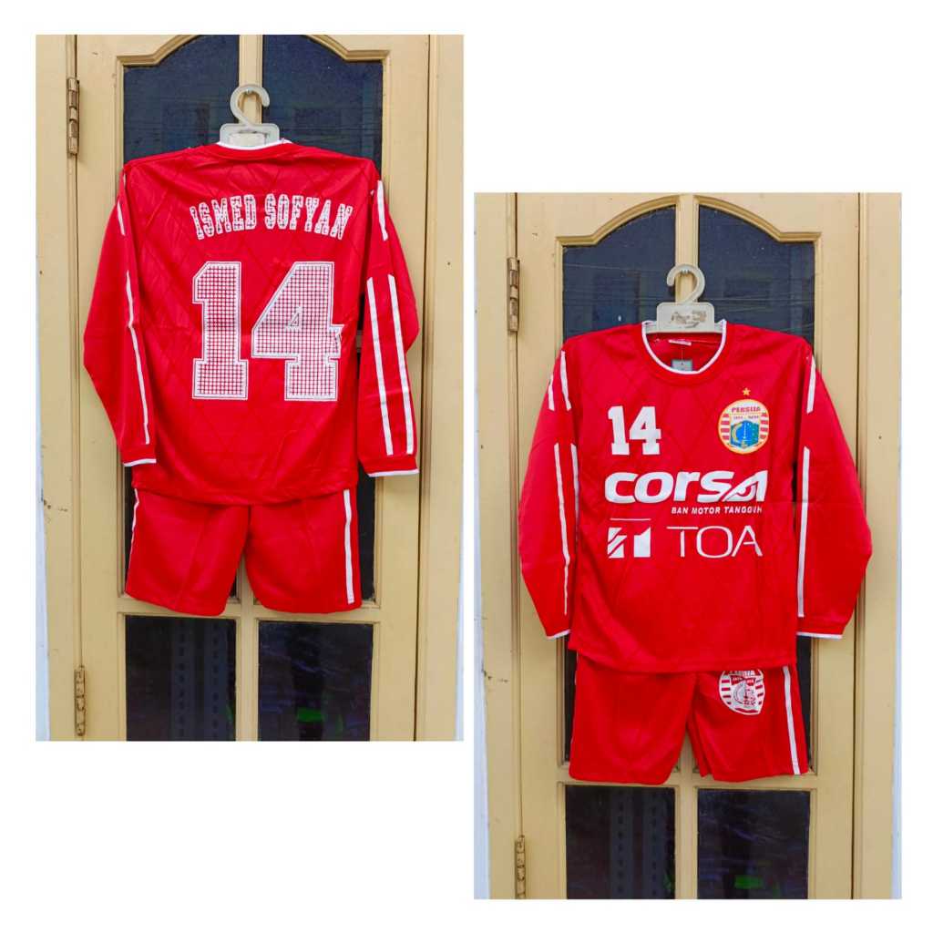 Setelan baju kiper anak persija jakrta/baju bola kper persija