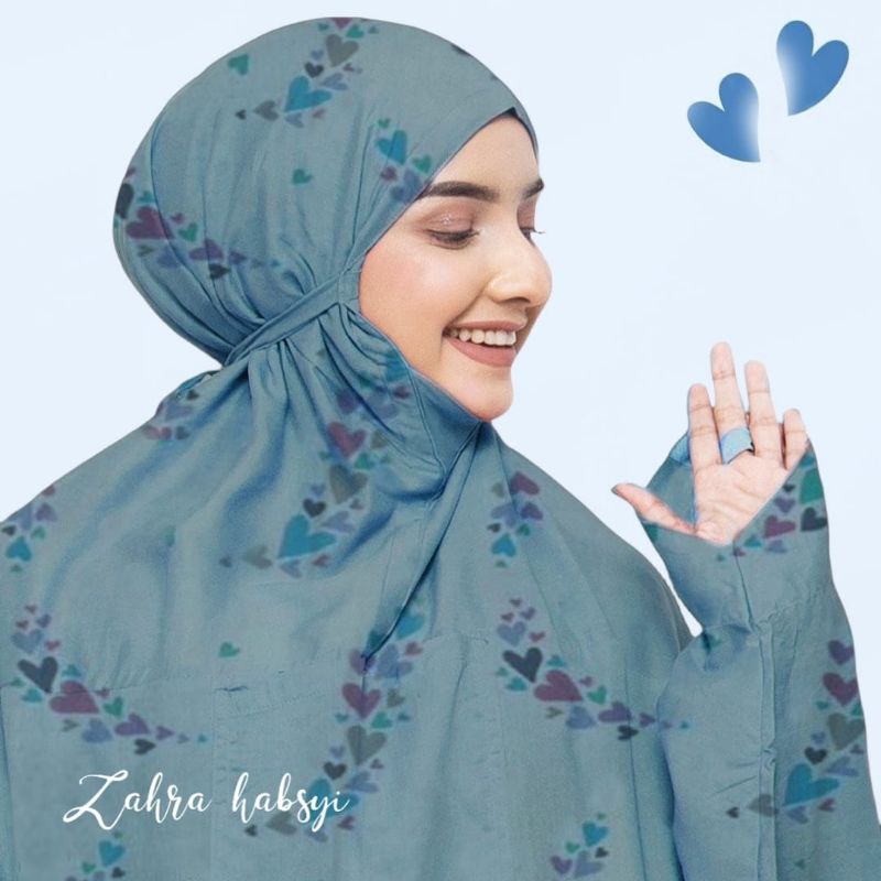 Mukena Terusan Motif - Mukena Hadramaut Motif