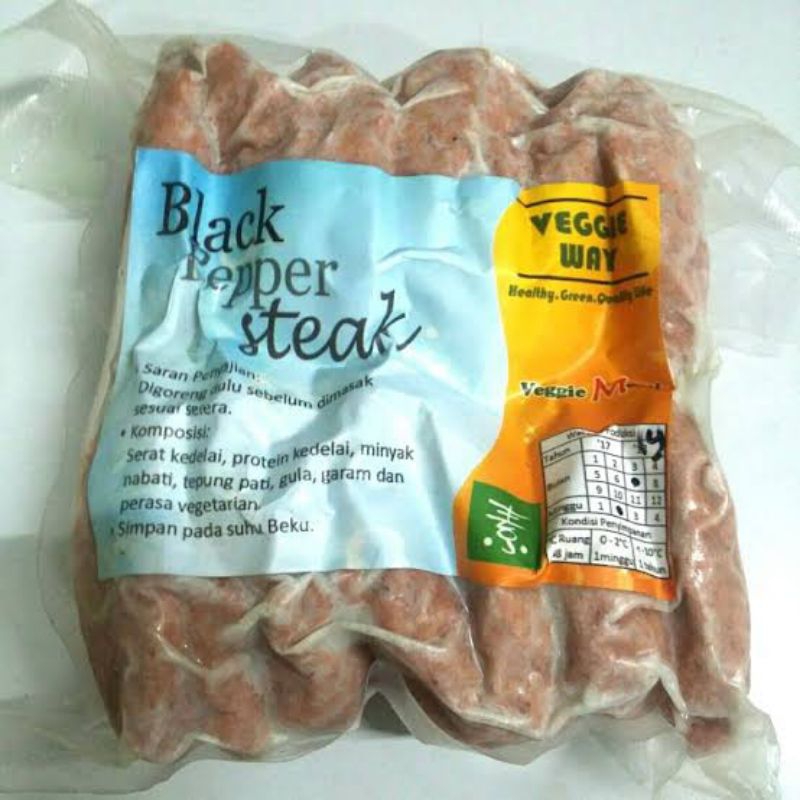 

[Vegetarian] Black Pepper Steak (15pcs)