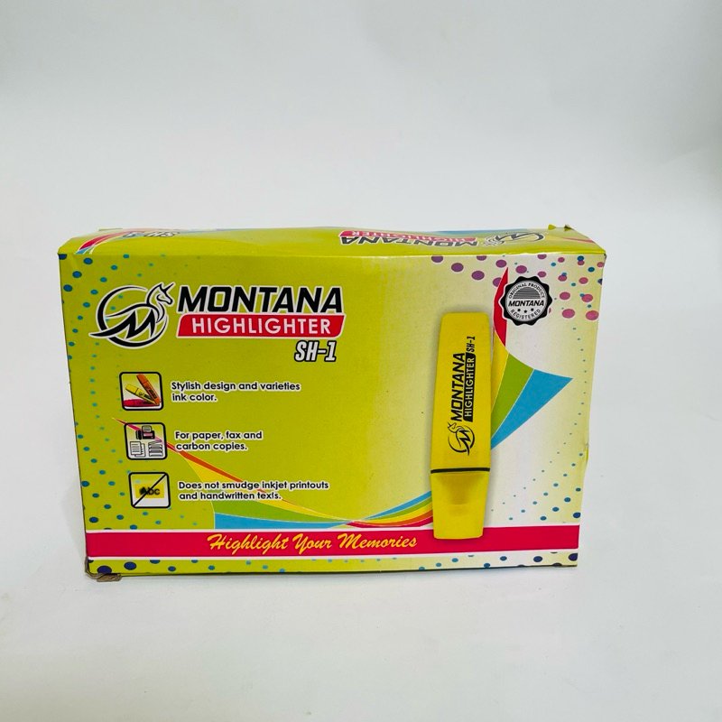 

MONTANA Highlighter Stabilo SH-1 (1 Kotak 12 Pcs)