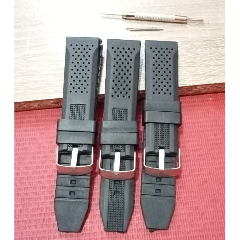 Strap Tali Jam Tag Heuer Tali Jam Karet Rubber 22MM 24MM