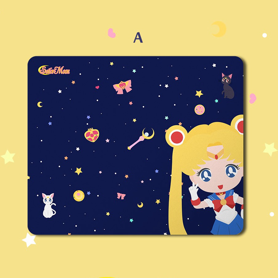 STOK SIAP COD Feragatha Ready Stock Custom Gaming Mousepad Antislip Kartun Sailor Moon Jepang Mousep
