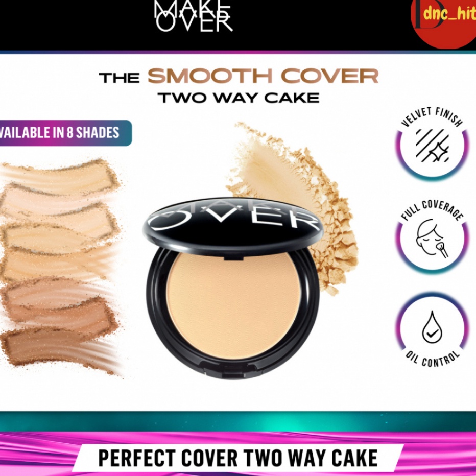 

Free Ongkir MAKE OVER Perfect Cover Two Way Cake TWCBedak Padat