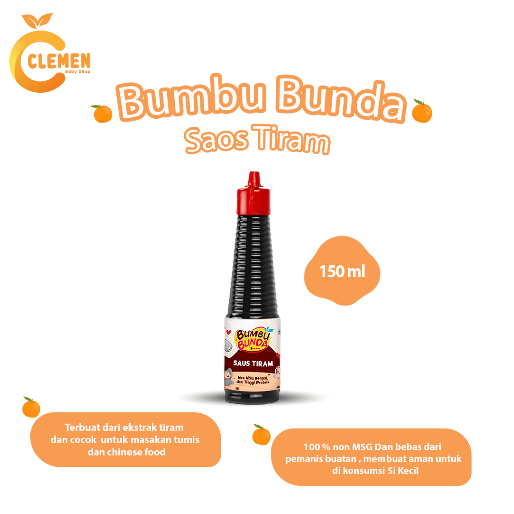 

Bumbu Bunda Saos Tiram (Kecap MPASI)