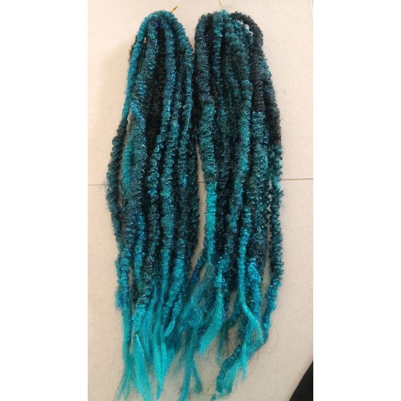 rambut sulam gimbal ombre paket 1 lusin