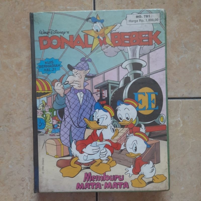 Bundel Hardcover Komik Donal Bebek Isi 10 Nomor 780 - 789 Urut