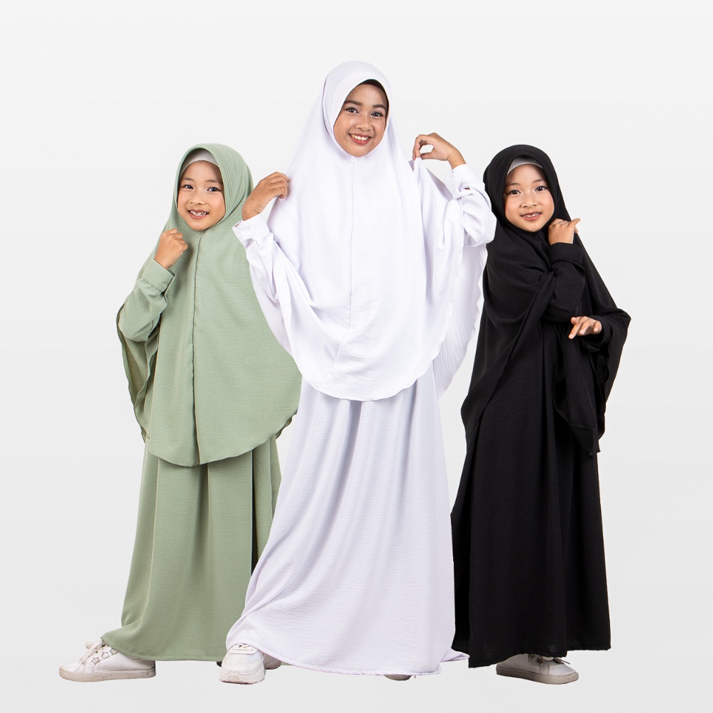 ART F26K Bajuyuli  Setelan Gamis Anak  Gamis Anak Perempuan  Gamis Anak Set Jilbab Manasik  Gamis An