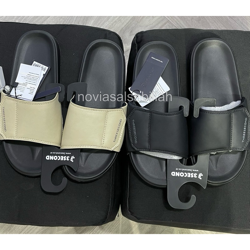 SANDAL SLIDE 3SECOND MEN TERBARU ORIGINAL 100%