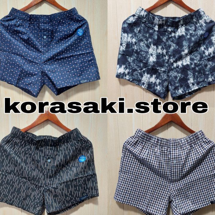 Terlaku Gnath Celana Boxer Pria Wanita Dewasa Bahan Katun Premium Motif Printing