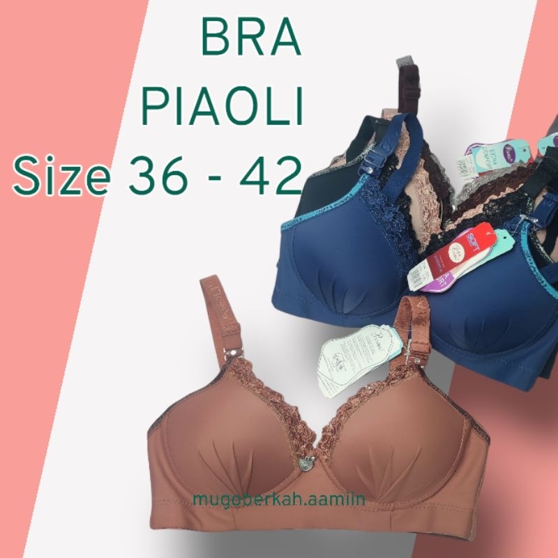 PAKET 3 PCS BRA PIAOLI PL 66 // Bra piaoli  PL8833 push up/ bra piaoli premium