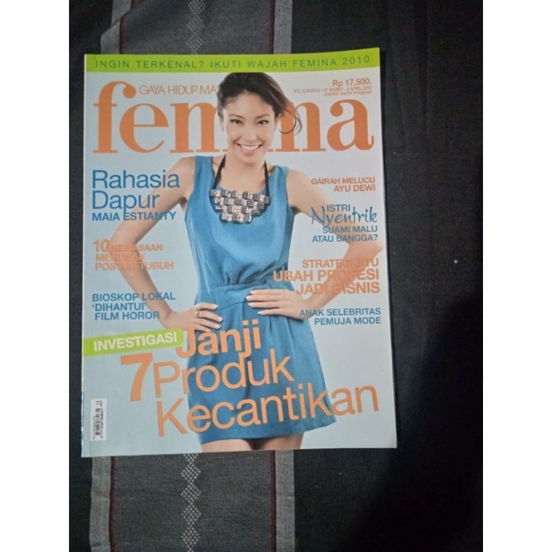 Majalah Femina No.12/XXXVIII 27 Maret  - 2  April 2010