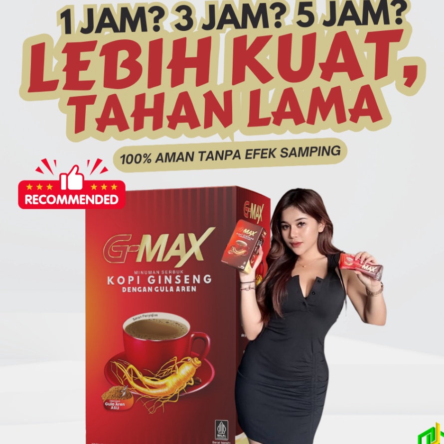 

Penjualan TerbaikCOD KOPI GMAX ORIGINAL KOPI STAMINA OBAT KUAT HERBAL STAMINA PRIA TERBAIK TAHAN LAMA paling ampuh 1 original BPOM Halal PRIVASI TERJAGA